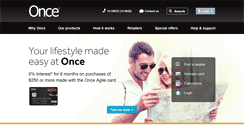 Desktop Screenshot of onceonline.com.au